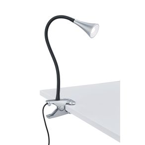 Image of Lampa a morsetto da Interno a LED in Plastica Titanio