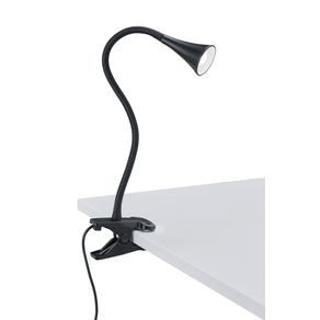 Image of Lampa a morsetto da Interno a LED in Plastica Nero