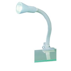 Image of Lampa a morsetto da Interno E14 in Plastica Bianco