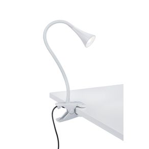 Image of Lampa a morsetto da Interno a LED in Plastica Bianco
