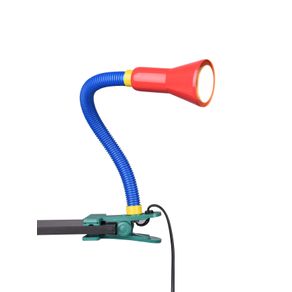 Image of Lampa a morsetto da Interno E14 in Plastica Multicolore