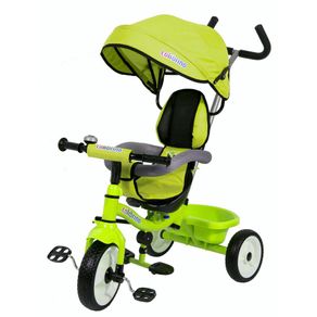 Image of Triciclo a Spinta Seggiolino Reversibile per Bambini Miller Colibrino Verde