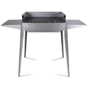 Image of Barbecue a Carbone Carbonella 60x40 cm in Ferro Alluminato Lisa Luxury Etna F