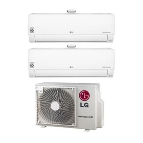 Image of Climatizzatore Condizionatore LG Dual Split Inverter serie ATMOSFERA 9+9 con MU2R17 R-32 Wi-Fi Integrato 9000+9000