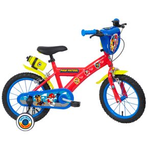 Image of Bicicletta per Bambino 14” 2 Freni Paw Patrol Rossa