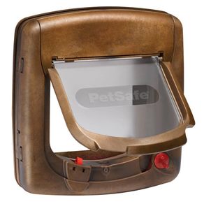 Image of PetSafe Porta Basculante per Gatti Magnetica a 4 Modalità Deluxe 420 Marrone 5006