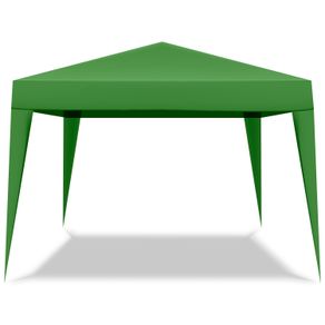 Image of Telo di copertura per gazebo 3x3 mt. Copertura di ricambio per gazebo pieghevole 3x3 mt. Colore verde
