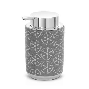Image of Dispenser porta sapone da appoggio in ceramica grigio Circus