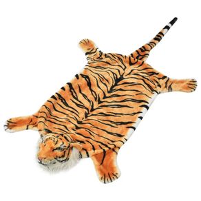 Image of Tappeto di Peluche a Forma di Tigre 144 cm Marrone 80168