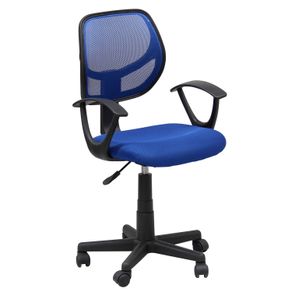 Image of Astra - sedia da ufficio in poliestere e nylon blu