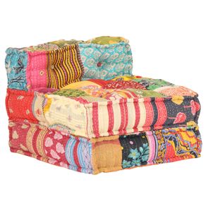 Image of Pouf Modulare in Tessuto Patchwork 287702
