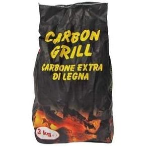 Image of Carbonella 3 kg carbone in legno per barbecue, camino, grill