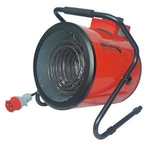 Image of Generatore di Aria Calda 5000W Riscaldatore Elettrico Industriale Rosso