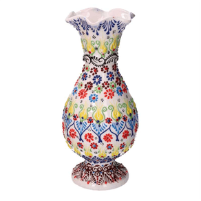 Image of Vaso ceramica bianco cm ø14h30