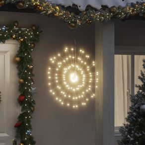 Image of Illuminazione di Natale Galassia 140 LED Bianco Caldo 17 cm 356219