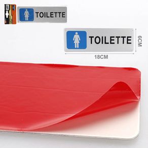 Image of Cartello Segnaletico Toilette Donna 5*18CM