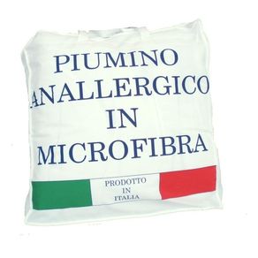 Image of Piumino ANALLERGICO letto 1 piazza e mezza Made in Italy Piumone Inverno Una Piazza e Mezza