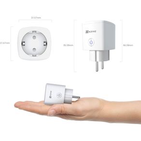 Image of kit da 2, Presa Connessa Wifi, Misurazione del Consumo, Controllo Vocale con Amazon Alexa e Google Home EZVIZ T30