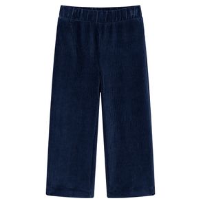 Image of Pantaloni da bambino in velluto a coste blu marino 104 14080 - Pantaloni da Bambino in Velluto a Coste Blu Marino 104 14080