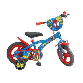 Image of Bicicletta per Bambino 12â€™â€™ Freni V-Brake con Licenza Marvel Spiderman