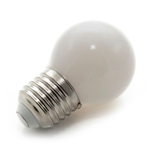 Image of Lampadina LED mini globo E27 vetro luce 360 gradi 4W 400 lumen 230V luce calda 3000K