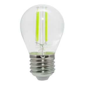 Image of Lampadina filo LED vetro 4W luce colorata decorativa 360 gradi E27 catena luminosa 230V LUCE VERDE