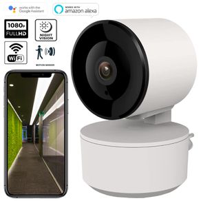 Image of Telecamera fhd 1080p wifi smart motorizzata videocamera sorveglianza grandangolare 36mm ip cam alexa google - Telecamera FHD 1080P WiFi smart motorizzata videocamera sorveglianza grandangolare 3.6mm IP CAM Alexa Google