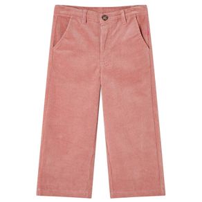 Image of Pantaloni per bambini in velluto a coste rosa antico 104 14260 - Pantaloni per Bambini in Velluto a Coste Rosa Antico 104 14260