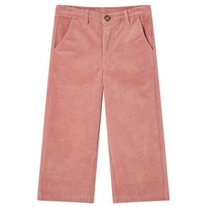 Image of Pantaloni per bambini in velluto a coste rosa antico 128 14262 - Pantaloni per Bambini in Velluto a Coste Rosa Antico 128 14262