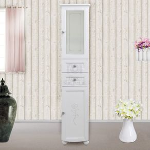 Image of Colonna da bagno in stile shabby chic design slim 170 cm - Colonna da bagno in stile Shabby Chic design slim 170 cm