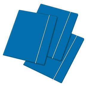 Image of 1Pz Cartellina Con Elastico Blu