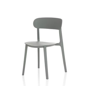 Image of Set 4 sedie da internoesterno silvia grigio - Set 4 Sedie da interno/esterno SILVIA grigio