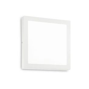 Image of Applique moderna square universal alluminioplastiche bianco led 25w 3000k d30 - Applique Moderna Square Universal Alluminio-Plastiche Bianco Led 25W 3000K D30