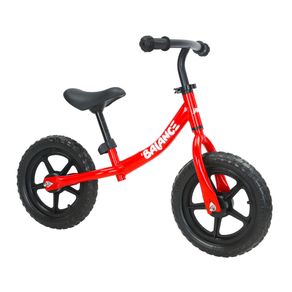 Image of Bicicletta pedagogica per bambini 78x40x60 cm senza pedali balance rossa - Bicicletta Pedagogica per Bambini 78x40x60 cm Senza Pedali Balance Rossa