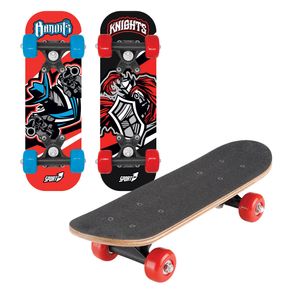 Image of Skateboard con tavola 43 cm in legno concava foot multicolore - Skateboard con Tavola 43 cm in Legno Concava Foot Multicolore