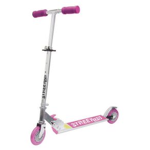 Image of Monopattino 2 ruote pieghevole per bambini ruote 120 mm rosa - Monopattino 2 Ruote Pieghevole per Bambini Ruote 120 mm Rosa
