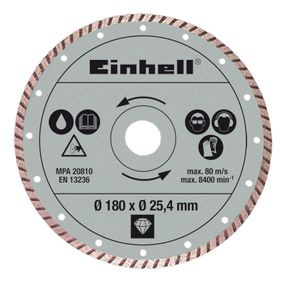 Image of Einhell disco diamantato per tagliapiastrelle mm180x254x22 einhell - Einhell disco diamantato per tagliapiastrelle mm.180x25,4x2,2 - Einhell