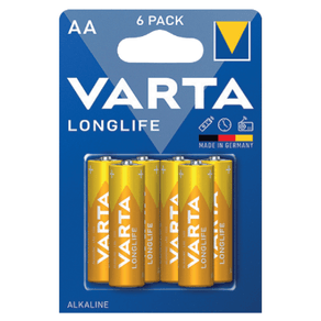 Image of Varta batteria longlife stilo aa alcalina blister 6 pezzi