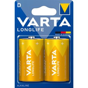 Image of Varta batteria longlife torcia d alcalina blister 2 pezzi