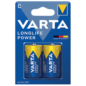 Image of Varta batteria longlife power mezza torcia c alcalina blister 2 pezzi