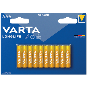 Image of Varta batteria longlife ministilo aaa alcalina blister 10 pezzi