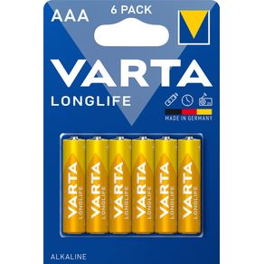 Image of Varta batteria longlife ministilo aaa alcalina blister 6 pezzi