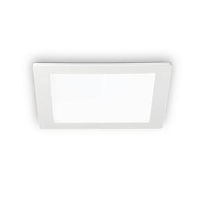 Image of Faretto da incasso quadrato moderno groove alluminio bianco led 10w 3000k - Faretto Da Incasso Quadrato Moderno Groove Alluminio Bianco Led 10W 3000K