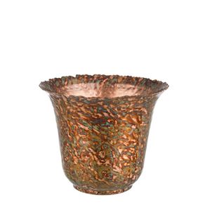 Image of Set 2 Vasi Decorativi da Salotto à˜20,5x12 cm in Metallo Judd Bomb S Rame
