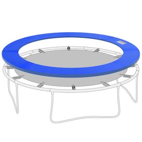 Image of Bordo di protezione per trampolino ø305 cm blu - Bordo di protezione per trampolino Ø305 cm Blu