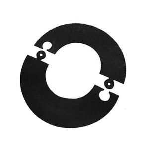 Image of Rosone componibile verniciato nero canna fumaria d 100 mm stufa pellet - Rosone componibile verniciato nero canna fumaria D. 100 mm stufa pellet
