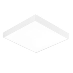 Image of Plafoniera led klio quadrata bianca 648w luce naturale 40 cm - Plafoniera LED KLIO quadrata bianca 64,8W luce naturale 40 cm.