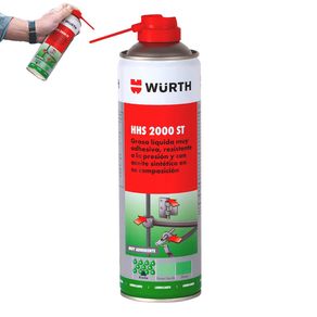 Image of Grasso lubrificante universale adesivo 500 ml wurth hhs 2000 st - Grasso lubrificante universale adesivo 500 ml - Wurth HHS 2000 ST
