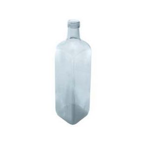 Image of 20pz bottiglia marasca in vetro quadra per olio trasparente capacit lt1 tappo 315 codferxfer359085 - 20Pz Bottiglia Marasca In Vetro Quadra Per Olio Trasparente - Capacit? Lt.1 - Tappo 31,5 Cod:Ferx.Fer359085