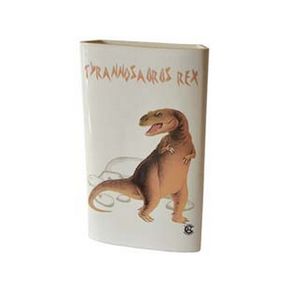 Image of 3pz umidificatore in ceramica largo dinosauri cm125x3x205h codferxfer332415 - 3Pz Umidificatore In Ceramica Largo Dinosauri Cm.12,5X3X20,5H. Cod:Ferx.Fer332415